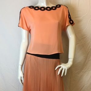 Giorgio Grati Coral Circle Top and Skirt